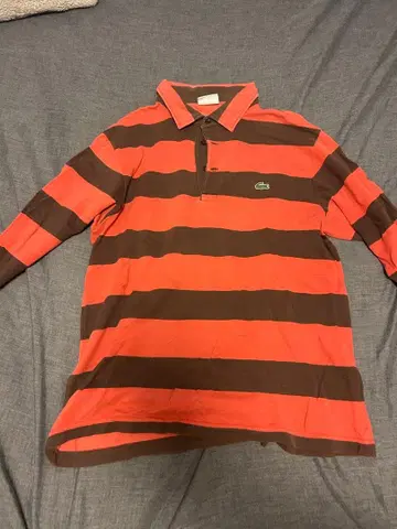 LACOSTE 스트라이프 피케 셔츠