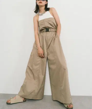 HANNE 베어 와이드 살로펫 올인원