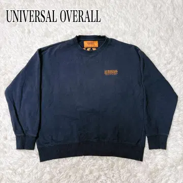 UNIVERSAL OVERALL 네이비 맨투맨 와펜