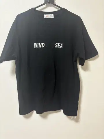 WIND AND SEA 블랙 T셔츠