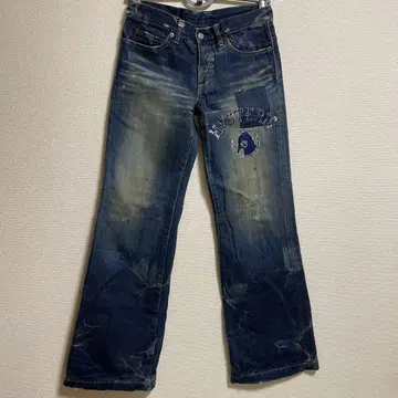 HYSTERIC GLAMOUR 플레어 데님 부츠컷 데님