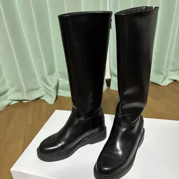tukn. x 147 콜라보 인힐 롱 부츠 S 사이즈