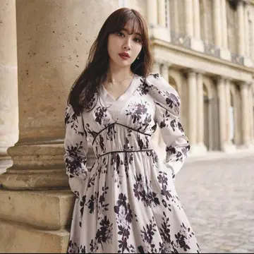herlipto Muse Floral Cut-Out Dress
