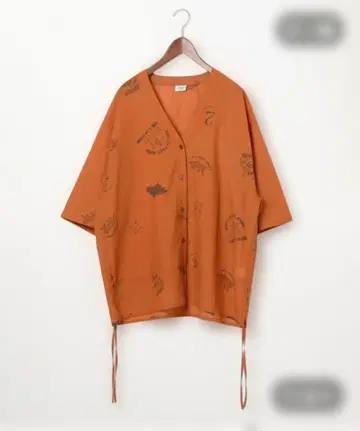 니코앤드 Misayo 시어 프린트 셔츠