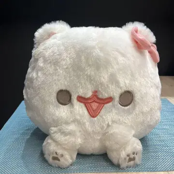 포메라니안 모치오 꾸미기 리본 봉제 인형 BIG