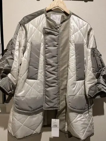 sacai 퀼팅 블루종 1 미사용 새상품