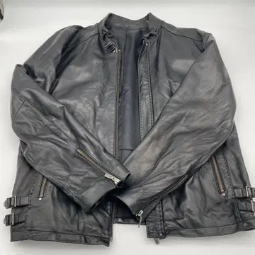 천연 가죽 알파카 가죽 싱글 라이더 자켓 XXL 2XL