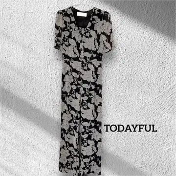 TODAYFUL 투데이풀 플라워 조젯 콤비네존 올인원