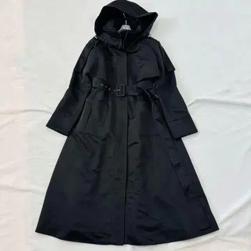 새상품급 RUIRUE BOUTIQUE 2way 후드 롱 트렌치코트 발수