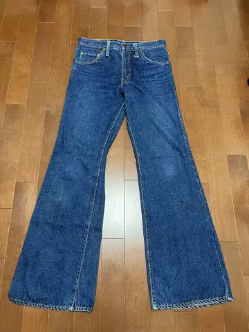 빅존 70s 벨보텀 인디고