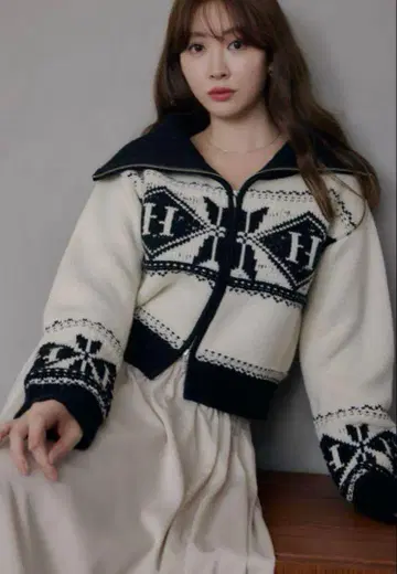 herlipto Nordic Knit Zip Jacket