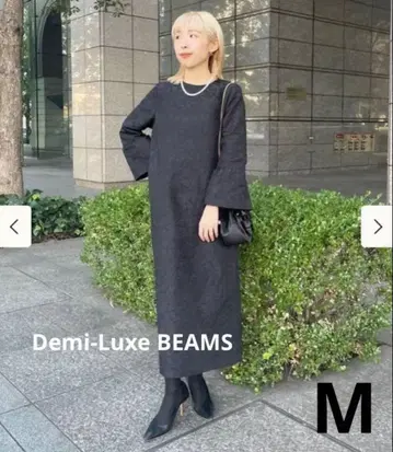 새상품 Demi-Luxe BEAMS 자카드 원피스 포멀 결혼식