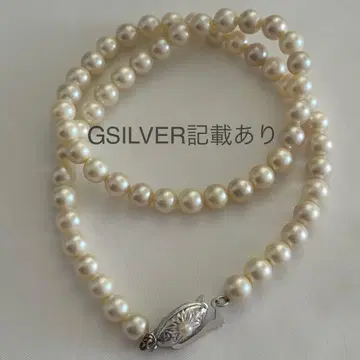펄 진주 g silver 목걸이 액세서리 빈티지 실버