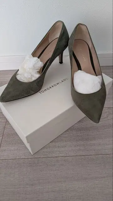 TOMORROWLAND 양가죽 펌프스 37 일본제