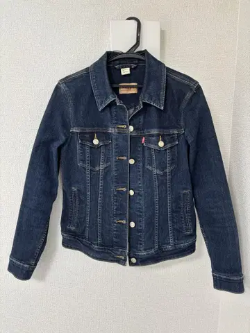 Levi's 다크 블루 데님 자켓