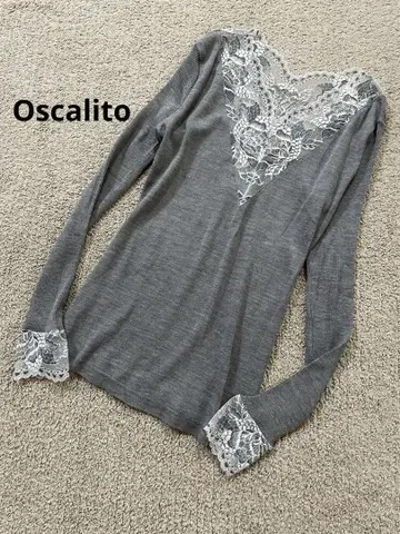 Oscalito 오스카리토 상의 니트 레이스