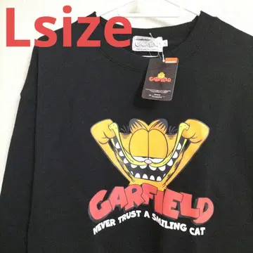 [ 새상품 ] GARFIELD 가필드 맨투맨 트레이닝복 L 블랙