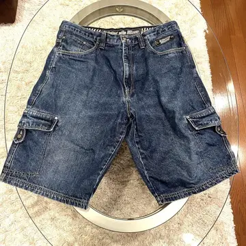 레어 조니 블레이즈 하프 팬츠 데님 36