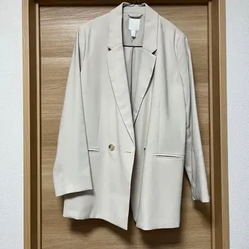 H&M 베이지 테일러드 자켓 S