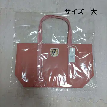 미개봉 새상품 페이 올드 테디 와펜 토트백 대 핑크