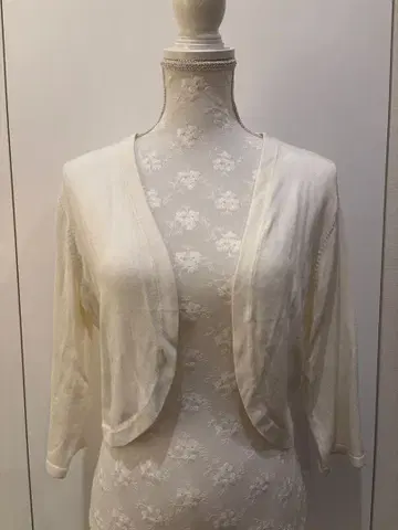 HOBBS LONDON 화이트 볼레로 새상품급 L