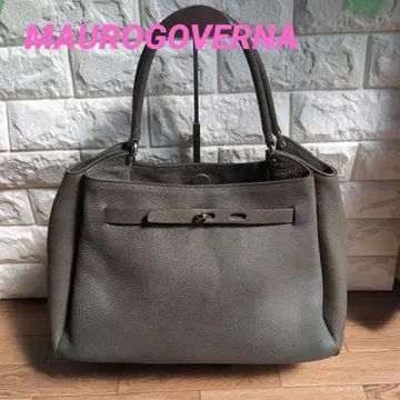 새상품급 MAUROGOVERNA 마우로고베르나 가죽 핸드백