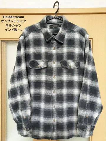 Field&Stream 옴브레 체크 플란넬 셔츠 (인도산 L)