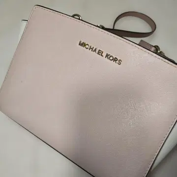 MICHAEL KORS 숄더백 핑크/화이트
