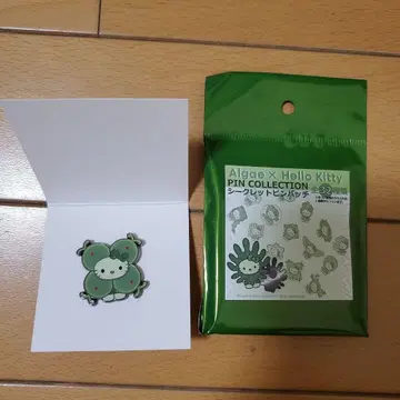오사카 간사이 만박 일본관 모키티 시크릿 핀배지 시아와세모