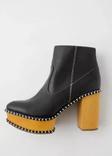 MOUSSY 우드 밑창 부츠 S