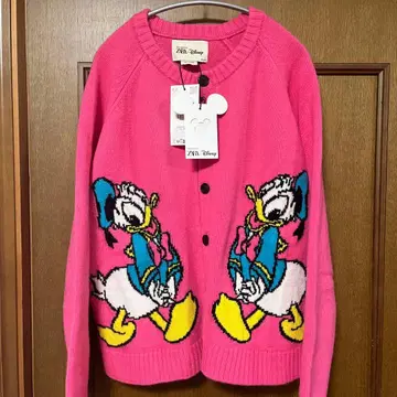 새상품 ZARA 해리 램버트 도날드 가디건 Disney XL