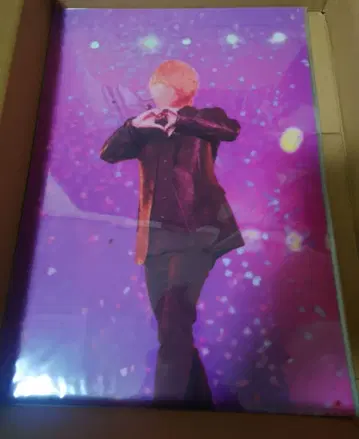 스토패밀리 복권 Thanks Party 클리어 포스터 스티커 젤 군