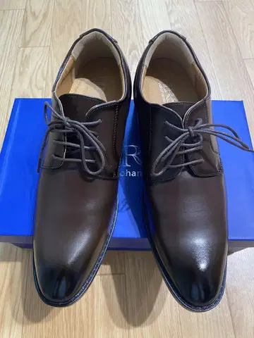 키높이 신발 7cm 업 브라운 25.5cm