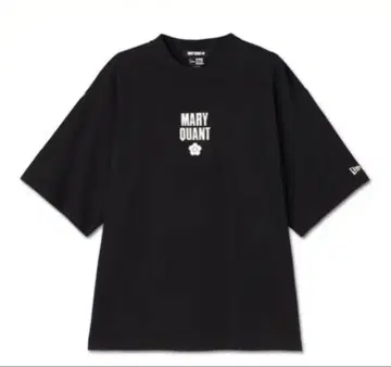 MARY QUANT NEW ERA 블랙 T셔츠 반팔