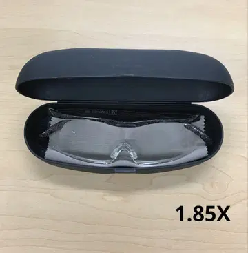 미사용 새상품 하즈키 루페 라지 1.85X 블랙 그레이