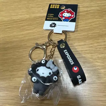 산리오 캐릭터즈 키링 헬로키티 블랙미야쿠미야쿠