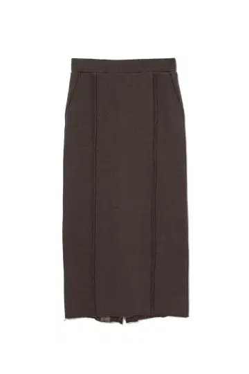 irojikake ECO SWEAT SKIRT BROWN