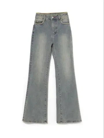 andmary/Heart stitch denim blue beige S