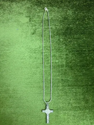 실버 십자가 목걸이
