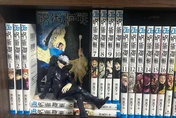 주술회전 코믹스 1-16, 18권 + 피규어