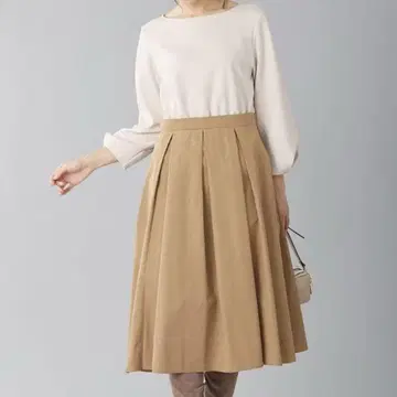 새상품 KUMIKYOKU 쿠미쿄쿠 쿠미교쿠 빅 사이즈 이소재 원피스