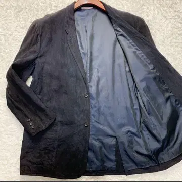 새상품급 2XL 상당 파파스 테일러드 자켓 언컨 램 가죽 스웨이드