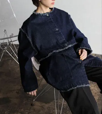 2way 데님 자켓 select moca