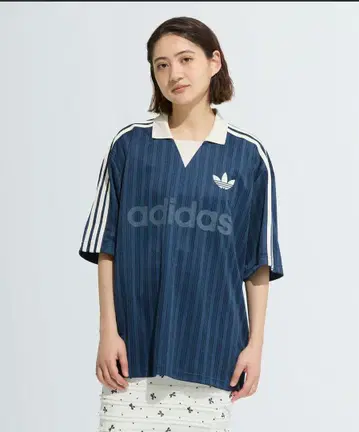 adidas 카라 부착 고리 상의 t셔츠