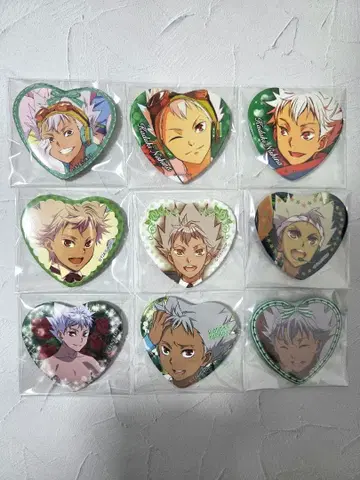 킹프리 KING OF PRISM 니시나 카즈키 캔뱃지 하트캔