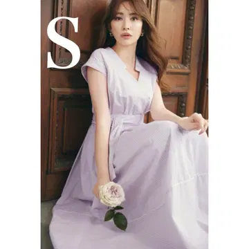 새상품급* Stripe Cotton-Blend Summer Dress