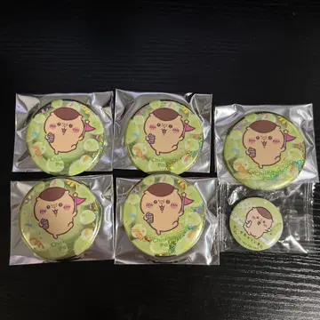 치이카와 파크 밤만쥬 홀로그램 캔뱃지 5개 세트 + 덤