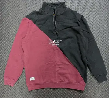 Buttergoods 하프 지퍼 맨투맨