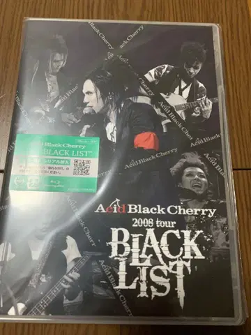 Acid Black Cherry 2008 tour BLACK LIST