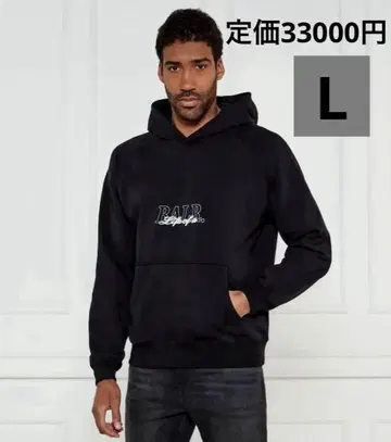 BALR. 미개봉 새상품 스크립트 릴랙스 핏 후디 후드티